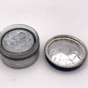 Vtg Meltonian Shoe Cream Silver 1.55 Oz HTF Color #231 Britain -‎ 95% Full